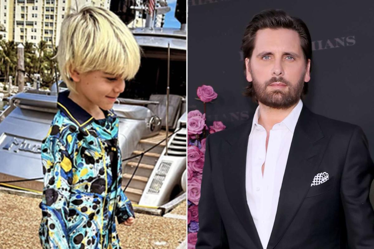 Scott Disick Shares Stylish Photos of Son Reign in Vibrant Matching Outfit: ‘Fit Game’