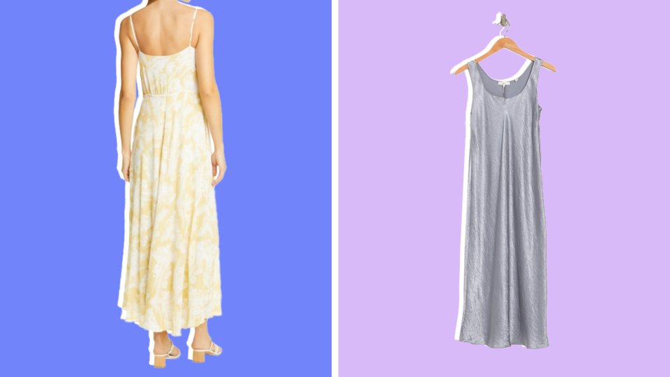 Slip on a slip dress this summer for a breezy, effortless look.