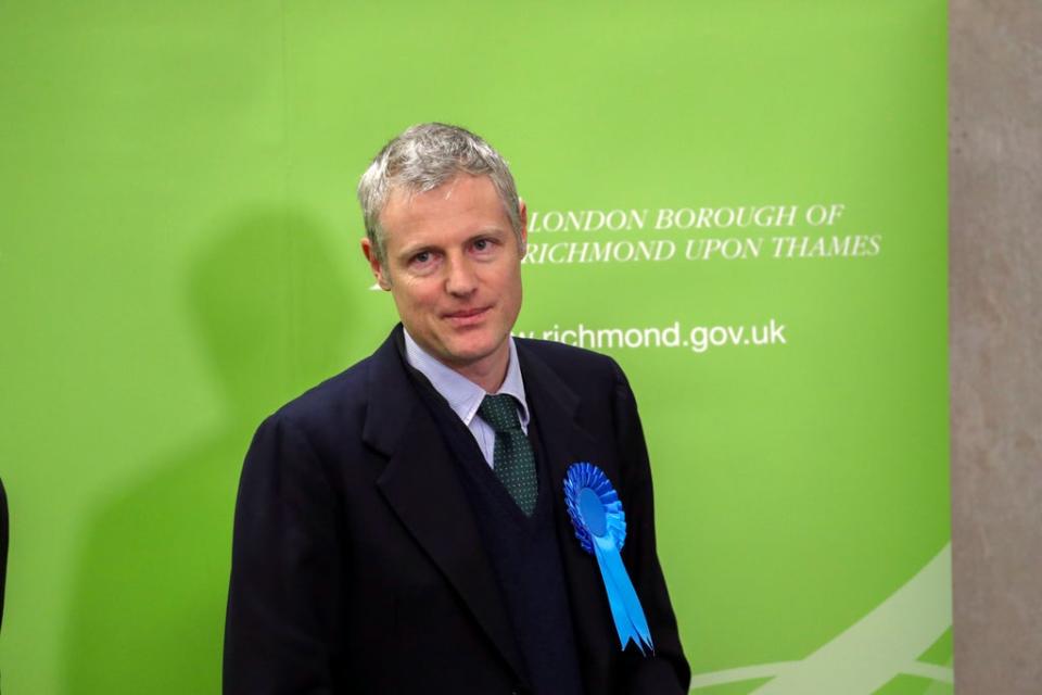 Defra Minister Lord Zac Goldsmith (Steve Parsons/PA) (PA Archive)