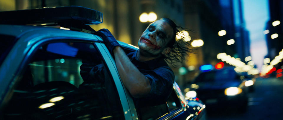 Heath Ledger Batman The Dark Knight Production Warner Brothers 2008
