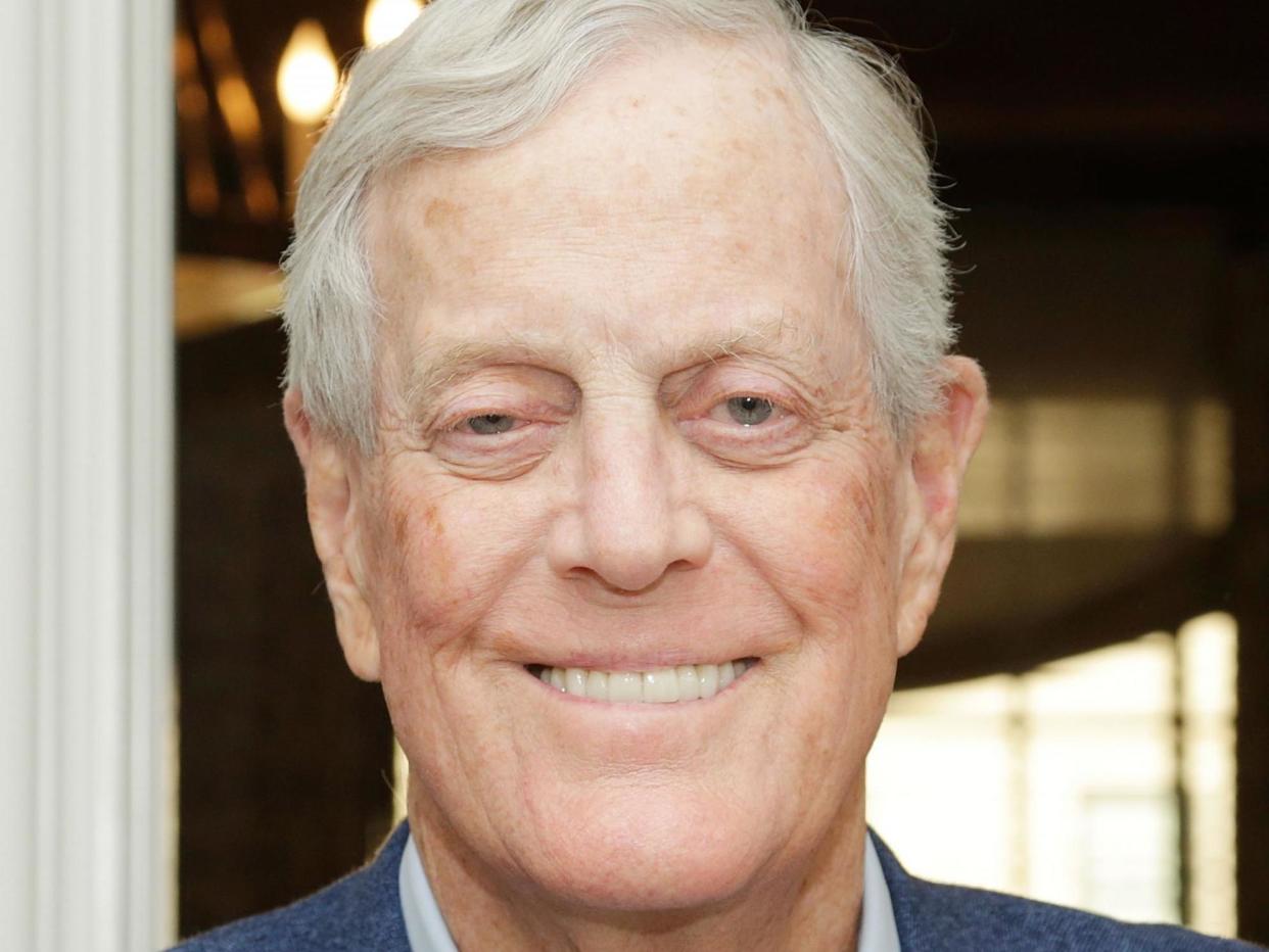 David Koch was one of the two Koch brothers: Getty