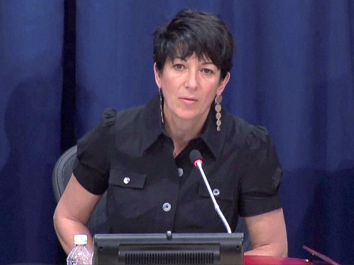 Ghislaine Maxwell, asociada desde hace mucho tiempo del acusado traficante sexual Jeffrey Epstein (via REUTERS)