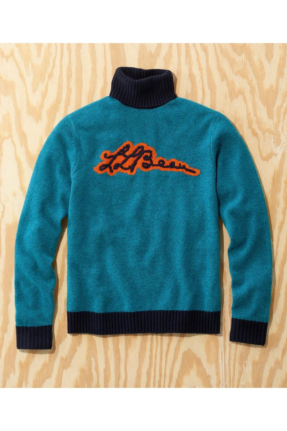 Script Sweater in Blue