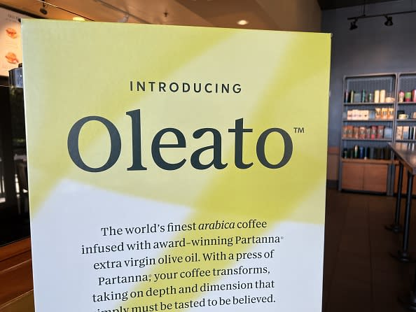 Starbucks' Oleato Review: How Olive Oil Coffee Actually Tastes - Let's Eat  Cake