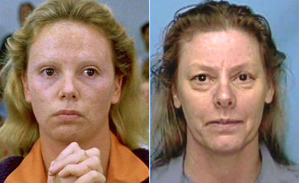 Charlize Theron as Aileen Wuornos in Monster