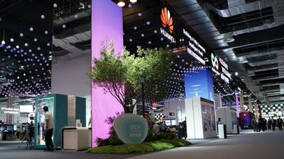 TECH4ALL booth at Huawei Connect 2023 (PRNewsfoto/Huawei)