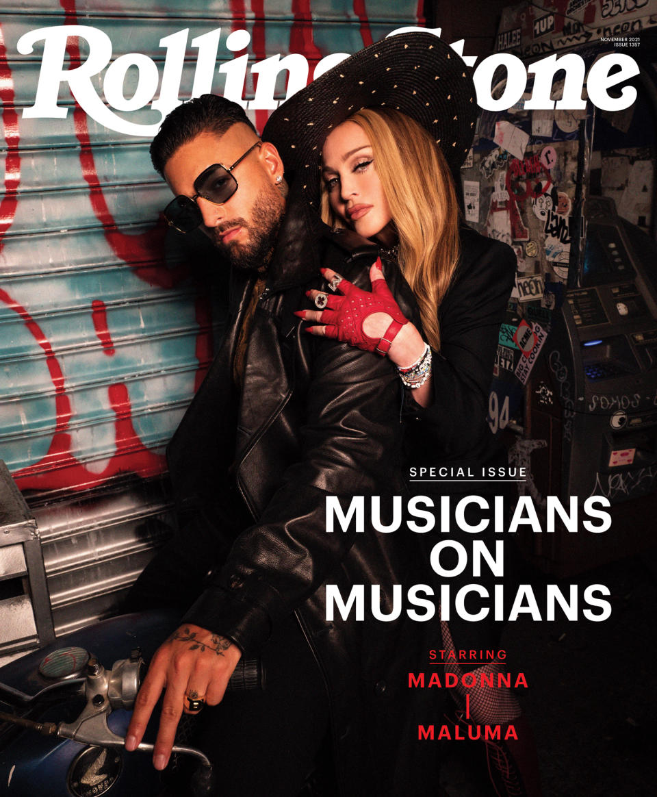 Maluma and Madonna for Rolling Stone. - Credit: Ricardo Gomes