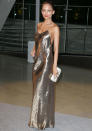 Celebrities in metallic fashion: Nicole Richie dazzled in a Marc Jacobs AW13 gown at the <a href="http://uk.lifestyle.yahoo.com/photos/cfda-fashion-awards-2013-red-carpet-fashion-pictures-slideshow/" data-ylk="slk:CFDA Awards;elm:context_link;itc:0;sec:content-canvas;outcm:mb_qualified_link;_E:mb_qualified_link;ct:story;" class="link  yahoo-link">CFDA Awards</a>. [Rex]