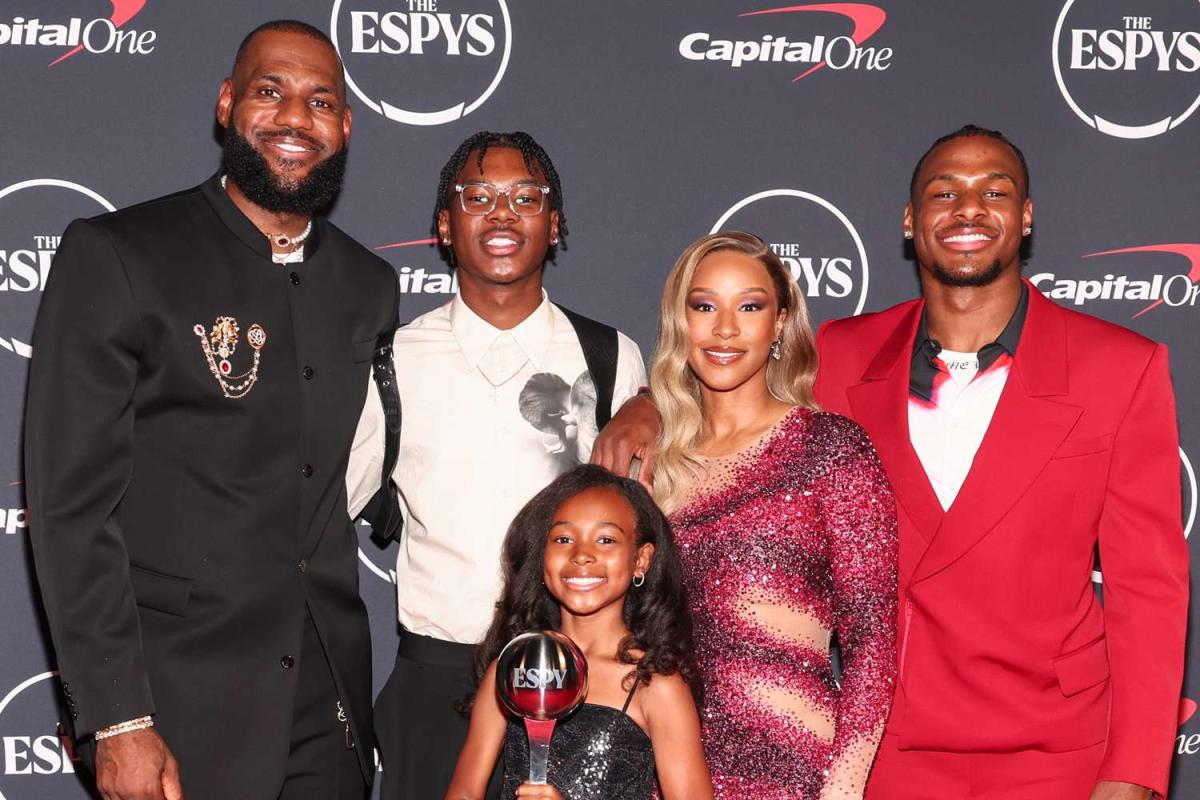 LeBron James Shares Sweet Family Photo After Son Bronny's Cardiac Arrest