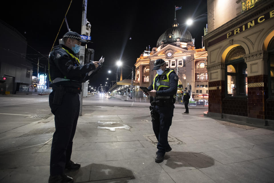 Victoria Police's "preference" not work the quarantine hotels influenced the decision to hire private security. Source: AAP