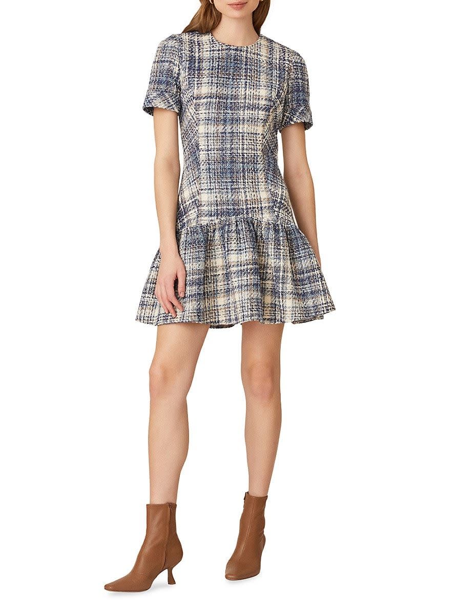 <p><a href="https://go.redirectingat.com?id=74968X1596630&url=https%3A%2F%2Fwww.saksfifthavenue.com%2Fproduct%2FShoshanna-Eleanor-Plaid-Tweed-Minidress-0400019134268.html&sref=https%3A%2F%2F" rel="nofollow noopener" target="_blank" data-ylk="slk:Shop Now;elm:context_link;itc:0;sec:content-canvas" class="link ">Shop Now</a></p><p>Eleanor Plaid Tweed Minidress</p><p>saksfifthavenue.com</p><p>$495.00</p>