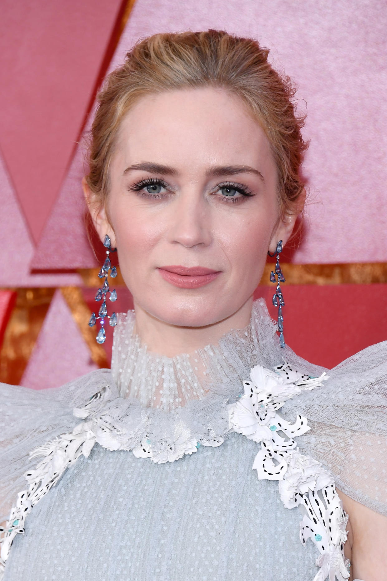 Emily Blunt is staying mum on Trump. (Photo: Kevork Djansezian/Getty Images)