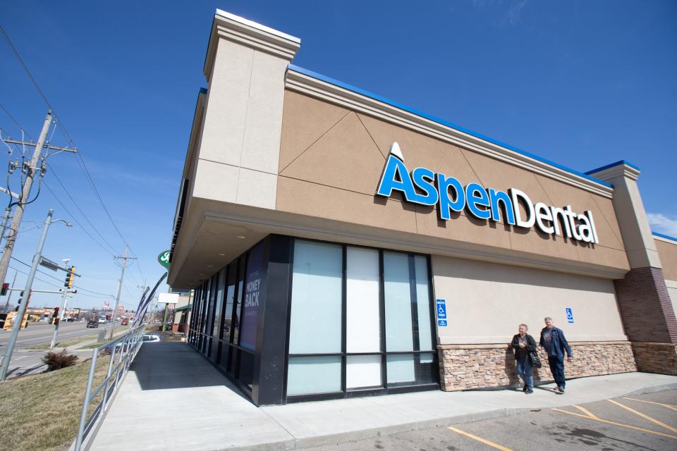 Aspen Dental features a YOMI robotic machine, one of only 150 in the United States to assist in dental implant procedures, said dentist Adam Marina.