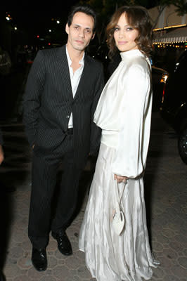 Marc Anthony and Jennifer Lopez at the Los Angeles premiere of Columbia Pictures' The Pursuit of Happyness