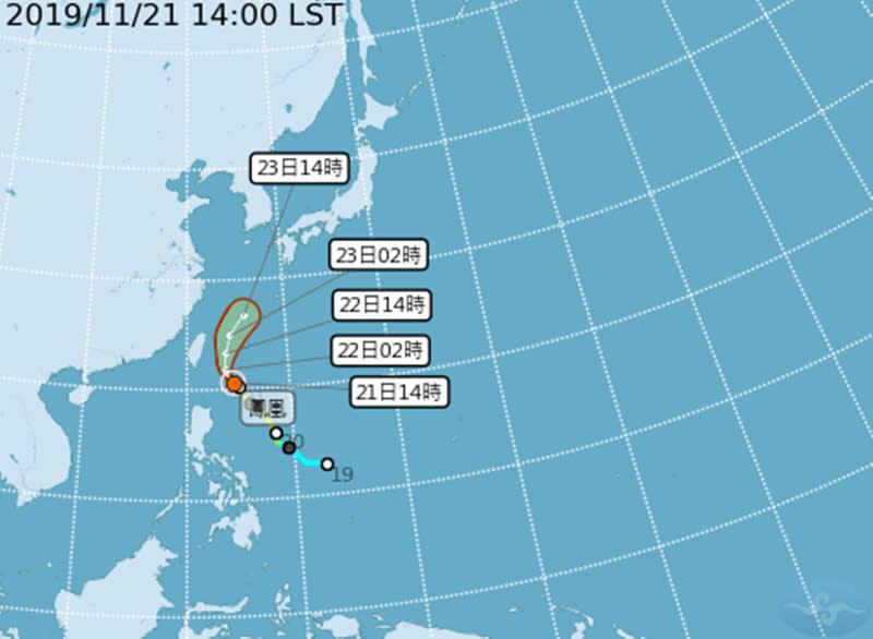 （取自中央氣象局網站）