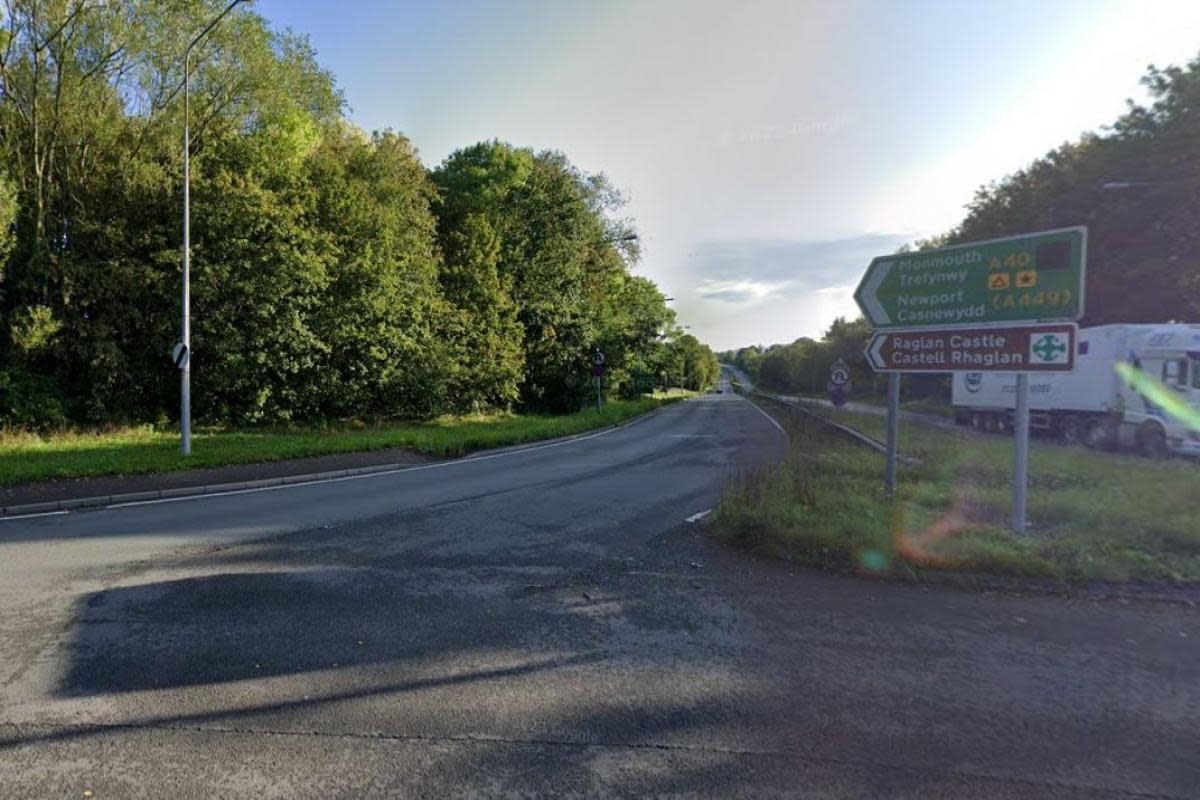 The A40 at the Raglan roundabout. <i>(Image: Google Street View)</i>