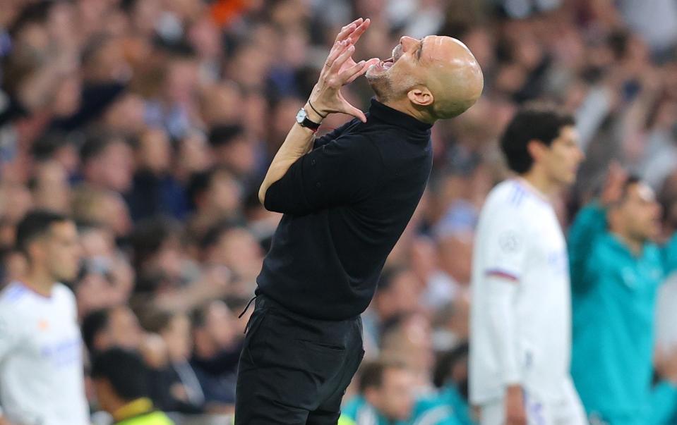 Pep Guardiola failed to hide his frustrations - GETTY IMAGES