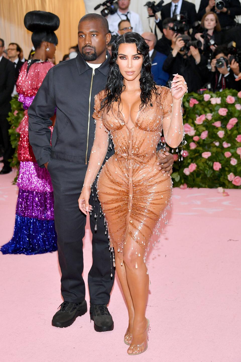 Kanye West and Kim Kardashian attend The 2019 Met Gala