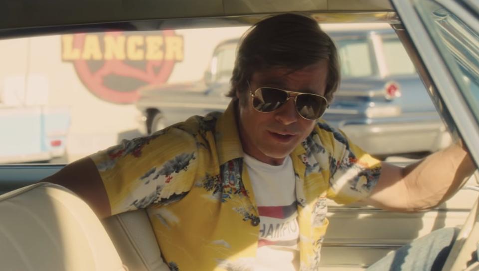 brad pitt once upon a time in hollywood