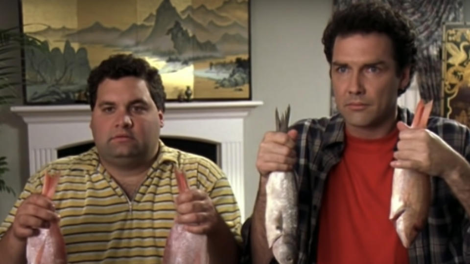 Artie Lange and Norm Macdonald in Dirty Work