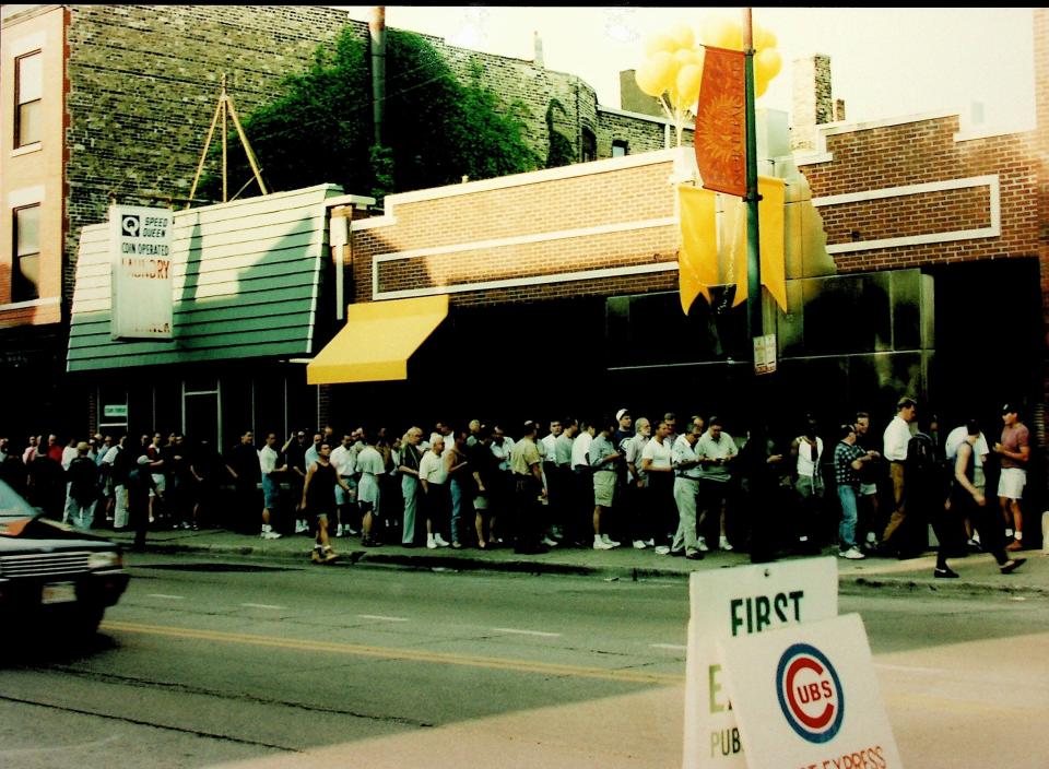 LGBTQ people found solace and entertainment at Sidetrack on Halsted Street in Chicago. It opened in 1982. Now, Sidetrack is the Midwest’s largest gay bar.