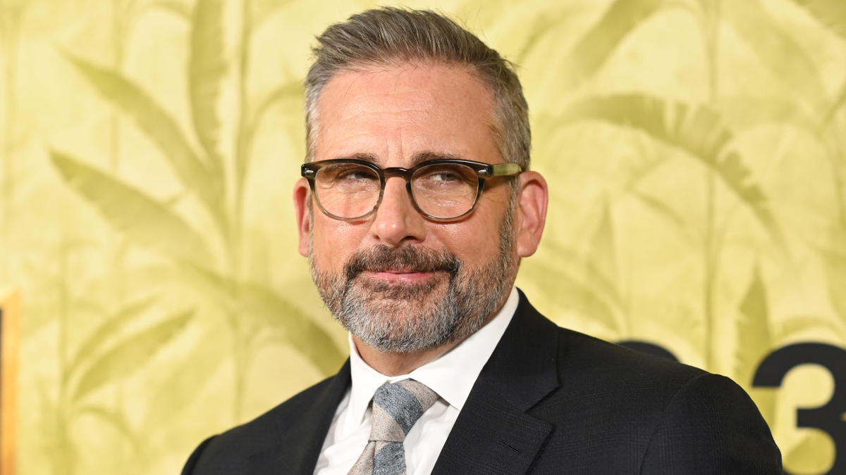 US actor Steve Carell poses during a photo call on his film 'Date