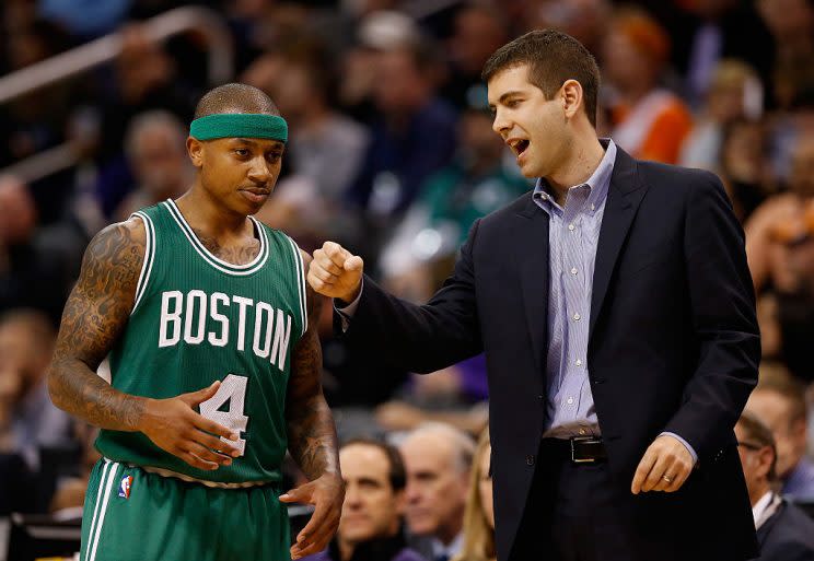 Brad Stevens and Isaiah Thomas just needed some time to get on the same page. (Getty Images)