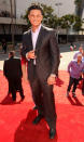 His world may be crashing down around him now that “Jersey Shore” has been canceled, but reality star Paul “Pauly D” DelVecchio put on a brave face and lots of the usual hair gel to walk the red carpet at the awards show. Not to worry, we have the feeling the 32-year-old is going to be just fine since he still has that $11-million-a-year DJ career to fall back on. Sigh.