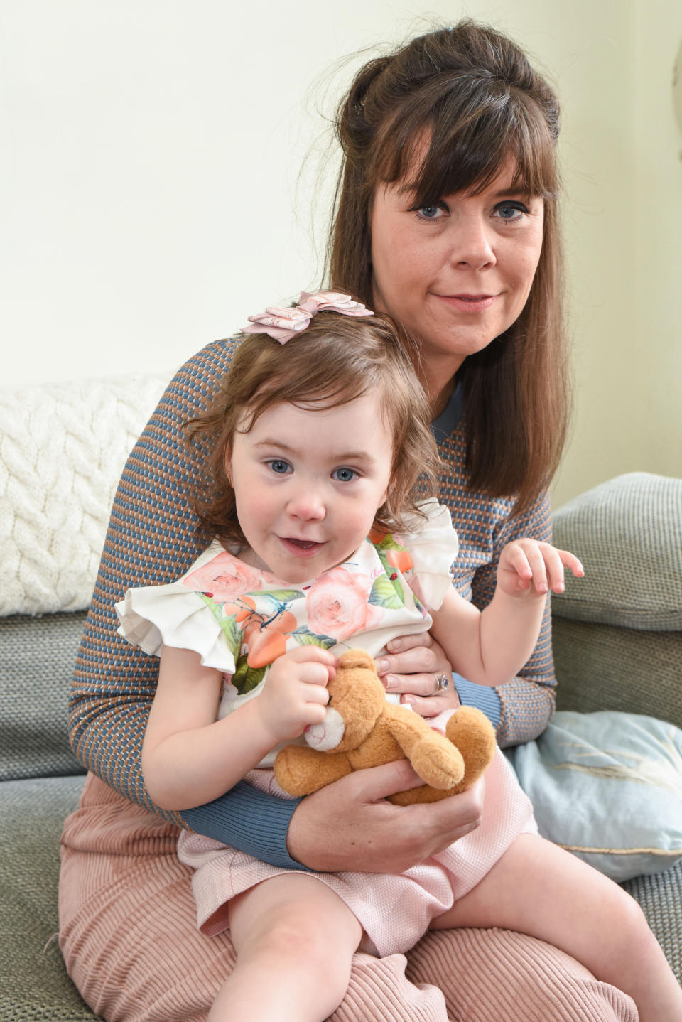 Edie Madoc-Jones is now two and absolutely thriving [Photo: Caters]