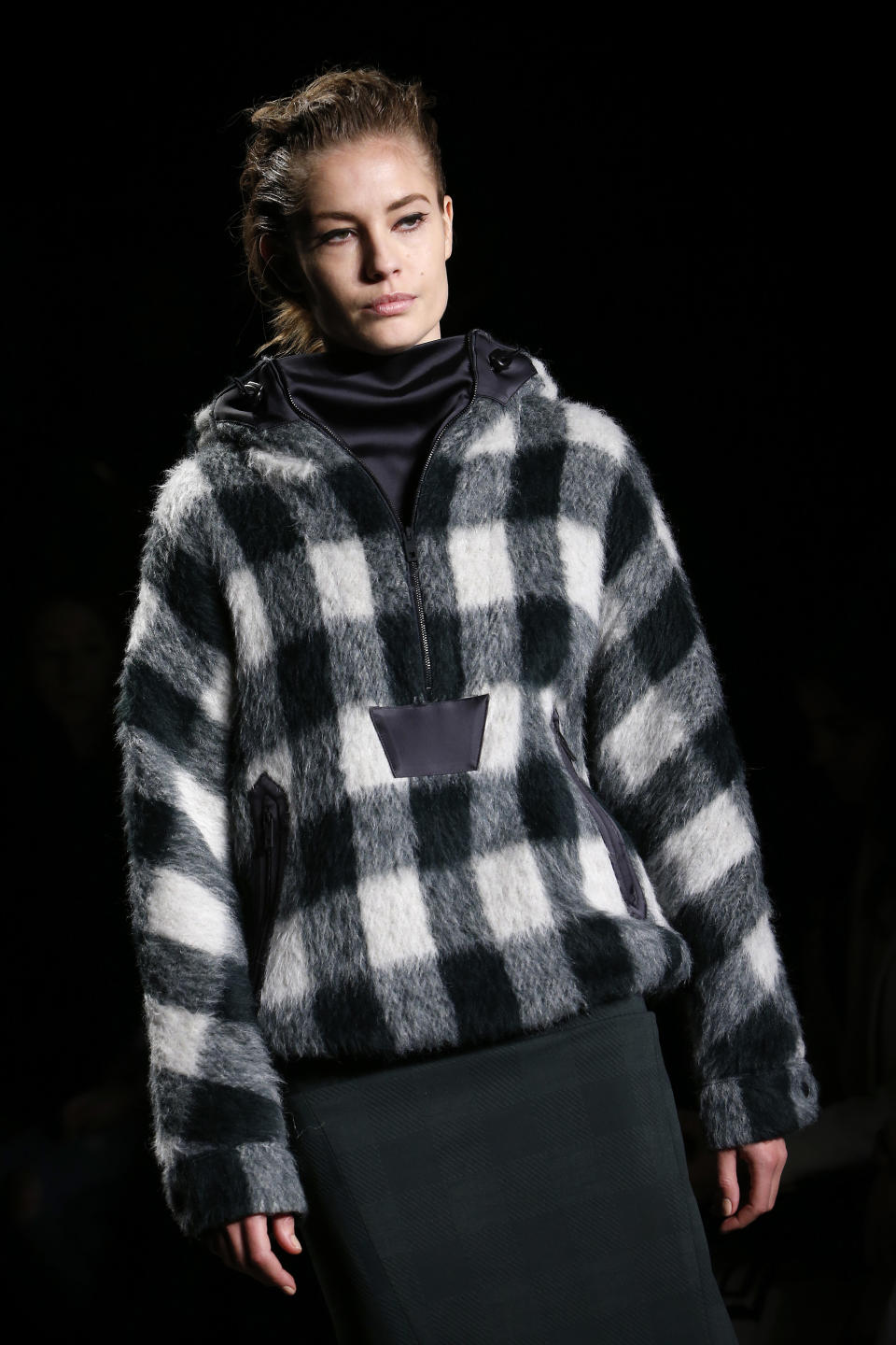 The Rag & Bone Fall 2014 collection is modeled during Fashion Week in New York, Friday, Feb. 7, 2014. (AP Photo/Jason DeCrow)