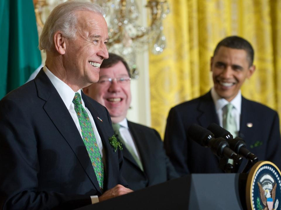 Joe Biden st patricks day