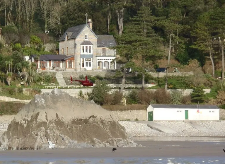 Kiley's house overlooks the Gower Coast Area of Outstanding Natural Beauty (Wales News Service)