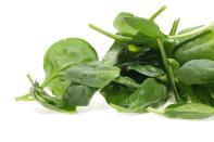 <p><strong>Tip: </strong>Most spinach products, particularly baby spinach, are labelled “<a rel="nofollow" href="https://www.yahoo.com/beauty/how-clean-is-your-pre-washed-spinach-probably-not-127159424687.html" data-ylk="slk:washed;outcm:mb_qualified_link;_E:mb_qualified_link;ct:story;" class="link  yahoo-link">washed</a>” by supermarket manufacturers — but be sure to give the leaves another throrough clean before consumption. Try gently rubbing the leaves under running water, or allow them to soak in the fluid before serving. </p>