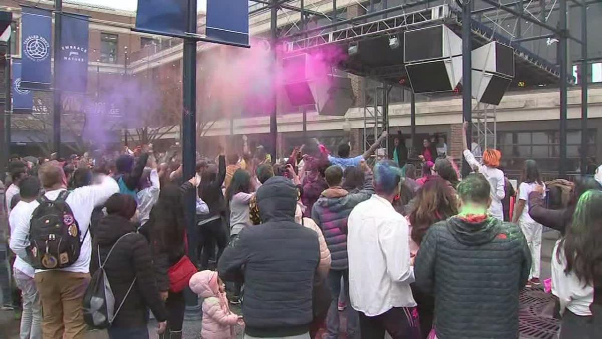 Navy Pier celebrates Holi with colors of spring