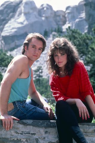 <p>ABC/Courtesy Everett Collection</p> Shaun Cassidy and Robyn Bernard on 'General Hospital'