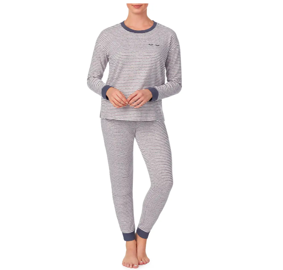 <p><strong>Room Service</strong></p><p><a href="https://go.redirectingat.com?id=74968X1596630&url=https%3A%2F%2Fwww.nordstrom.com%2Fs%2Froom-service-knit-pajamas-nordstrom-exclusive%2F5734828%3Forigin%3Dcategory-personalizedsort%26breadcrumb%3DHome%252FSale%252FWomen%26color%3Dgrey%2Bfeeder%2Bstripe&sref=https%3A%2F%2Fwww.bestproducts.com%2Fpromo-coupon-codes%2Fg34775483%2Fnordstrom-black-friday-cyber-monday-deals-2020%2F" rel="nofollow noopener" target="_blank" data-ylk="slk:Shop Now;elm:context_link;itc:0;sec:content-canvas" class="link ">Shop Now</a></p><p><strong>Price: <del>$74</del> $36.90 (50% off) </strong></p><p>A striped matching pajama set is calling your name. It even has tiny winked eyes stitched into the top! </p>