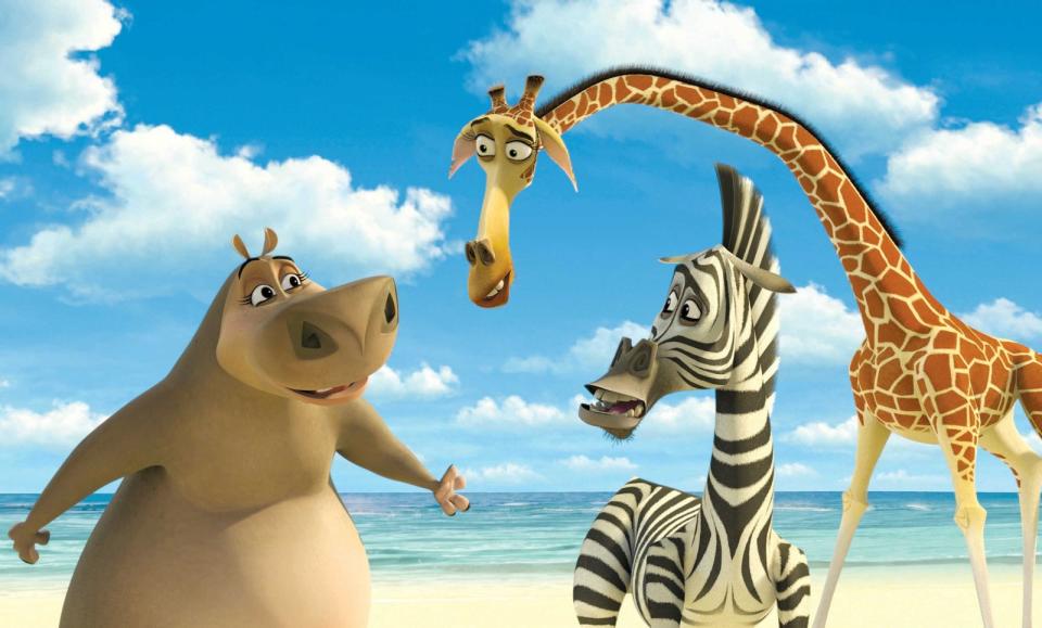 <p>Nilpferd Gloria, Zebra Marty und Giraffe Melman aus "Madagascar" haben alles, was sie brauchen. Dennoch wollen die drei, zusammen mit Löwe Alex, aus ihrer Heimat, dem New Yorker Central Park Zoo, ausbrechen und die große Freiheit genießen. Ihre menschlichen Züge und ihre tiefe Freundschaft zueinander unterhielten das Publikum bereits in drei Filmen. (Bild: Dreamworks Animation)</p> 