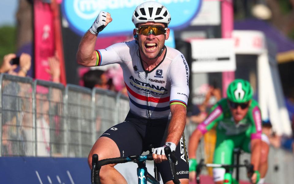 Team Astana Kazakhstan rider Mark Cavendish/Mark Cavendish knighted after cancelling retirement to beat Tour de France record