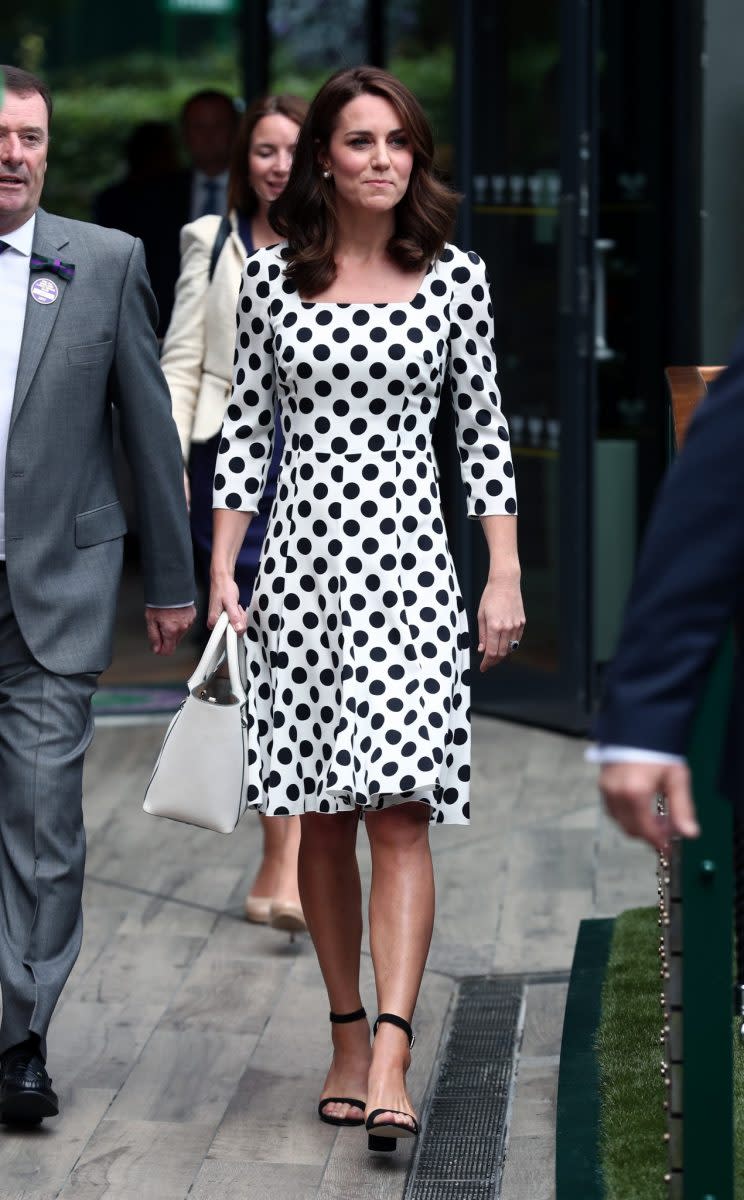 Kate’s Dolce & Gabbana dress is also rising in popularity [Photo: PA]