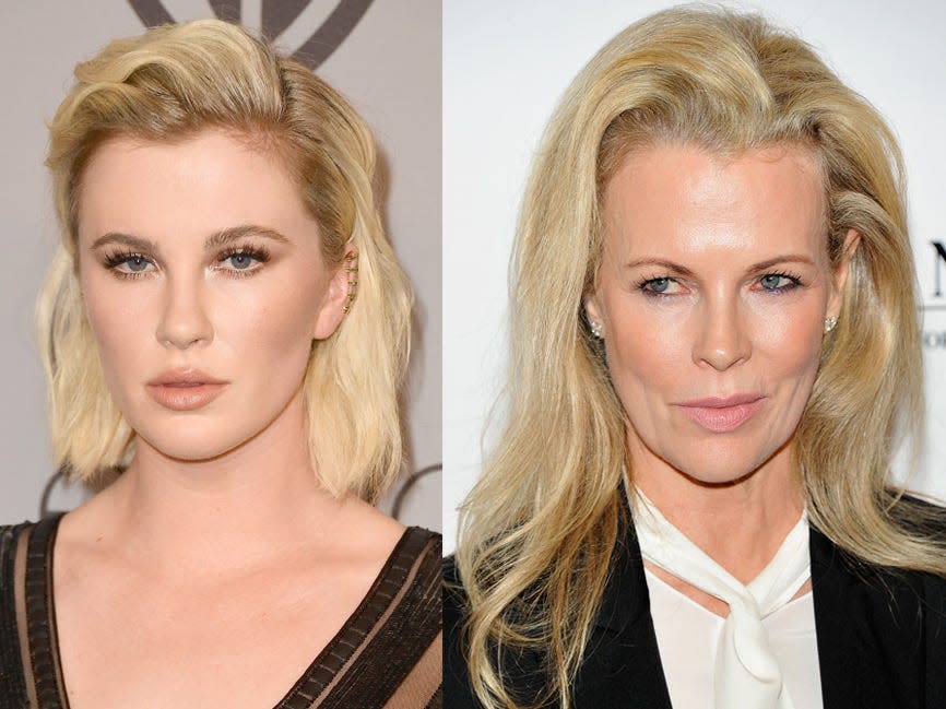 ireland baldwin and mom kim basinger