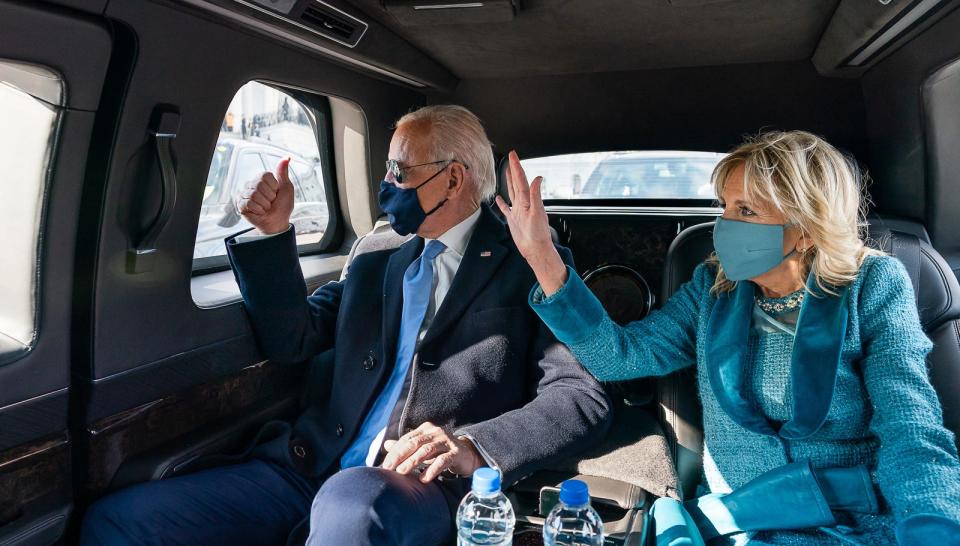 Joe Biden and Jill Biden in The Beast