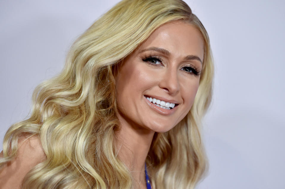 Paris Hilton is seen here as she attended the premiere of YouTube's "Justin Bieber: Seasons" at a theater in Los Angeles on Jan. 27, 2020. (Photo: Axelle/Bauer-Griffin/FilmMagic/Getty Images)