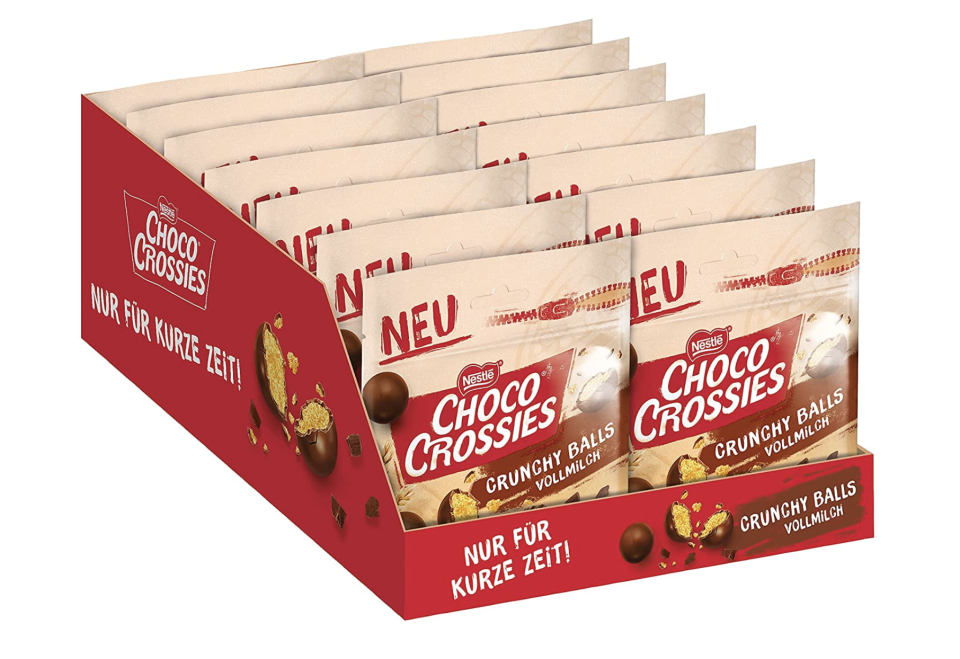 Nestlé Choco Crossies Crunchy Balls Vollmilch, 14er Pack