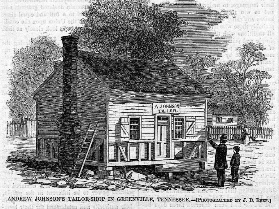 Andrew Johnson's tailor shop