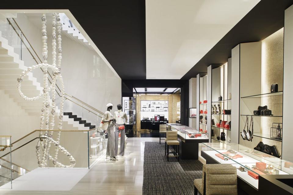 <p>Also housed on the second floor is a variety of handbags, from seasonal reinterpretations of the 2.55, 11.12, boy Chanel, Chanel's Gabrielle, and of course the new Chanel 31. </p>