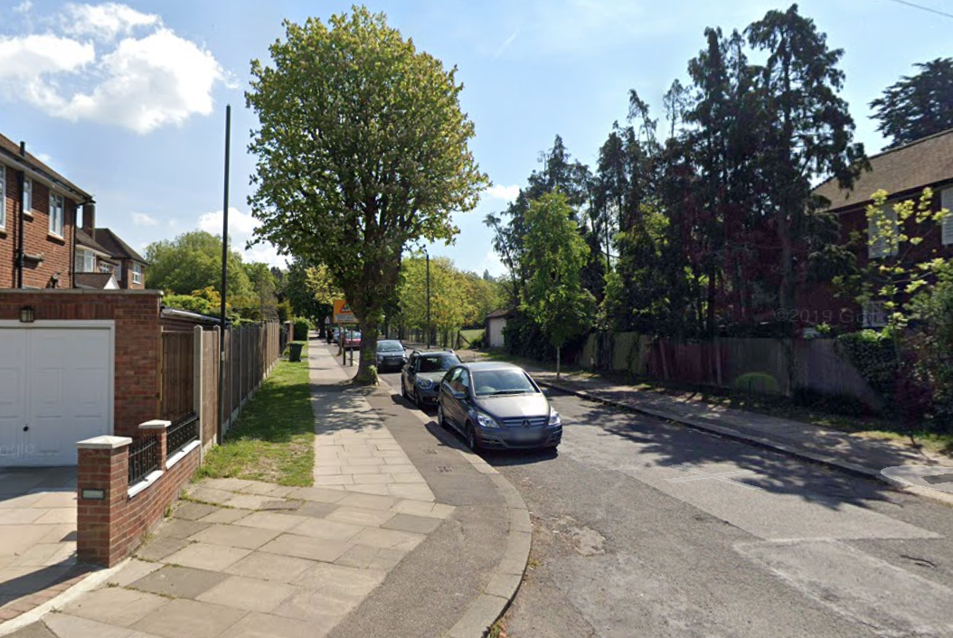 Police were called to reports of a fight in Courtland Avenue (pictured) and later found a man's body. (Google)