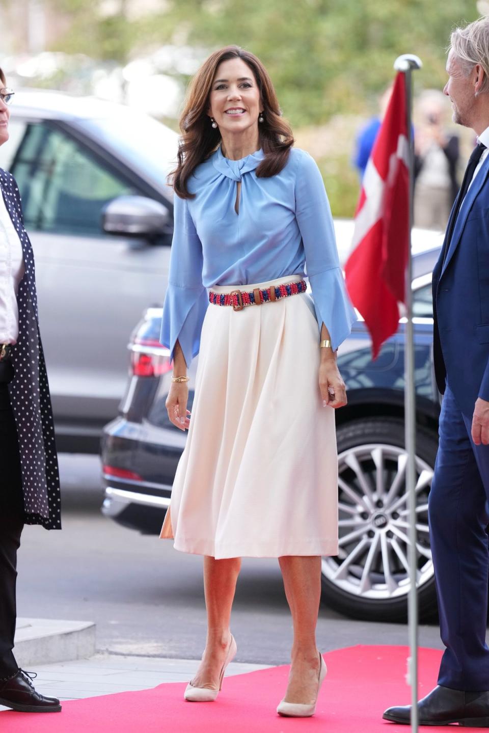 Danish Crown Princess Mary inaugurates the UC SYD Campus in Kolding, Denmark (AP)