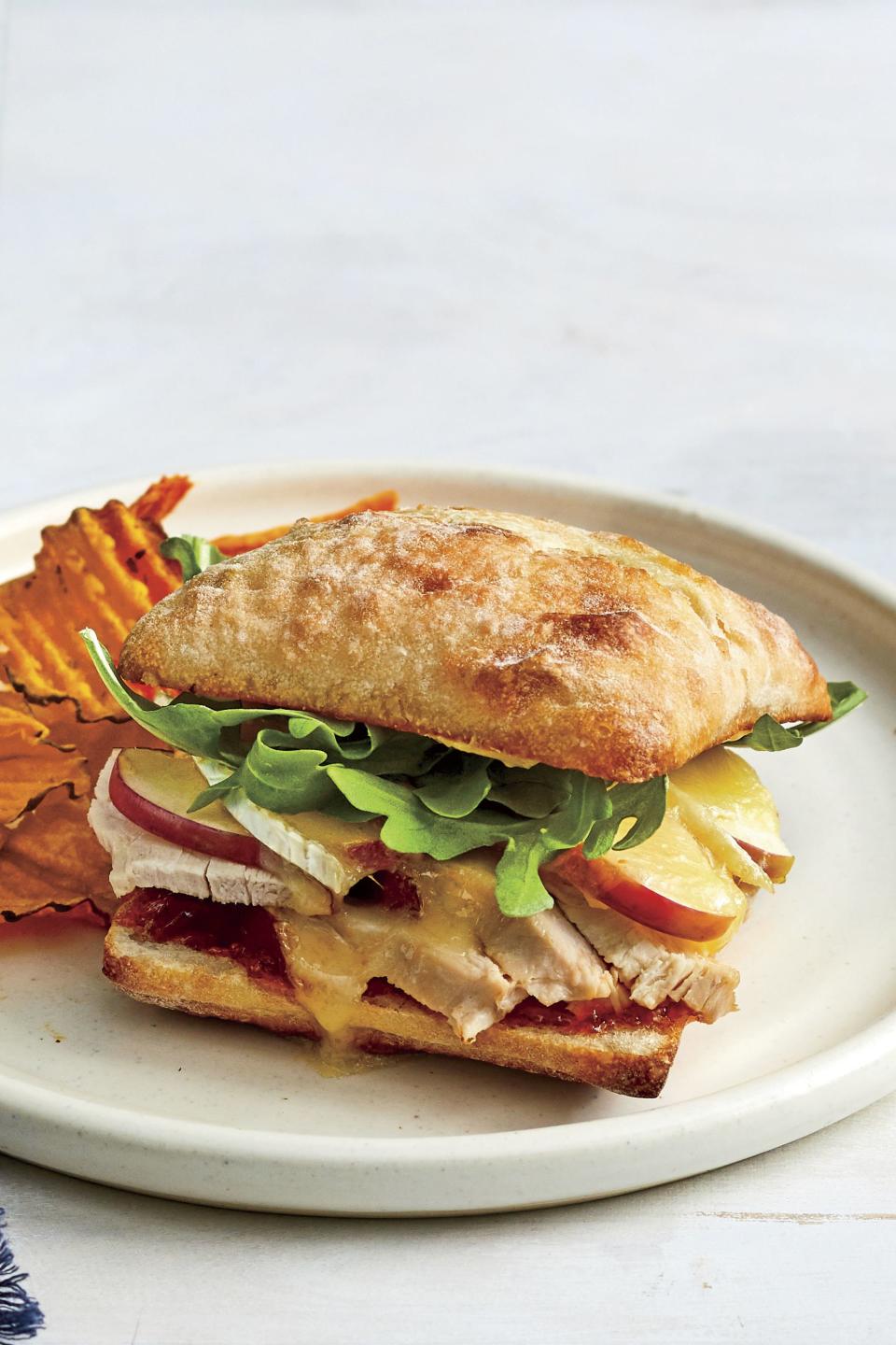 Turkey, Apple, and Brie Sandwich