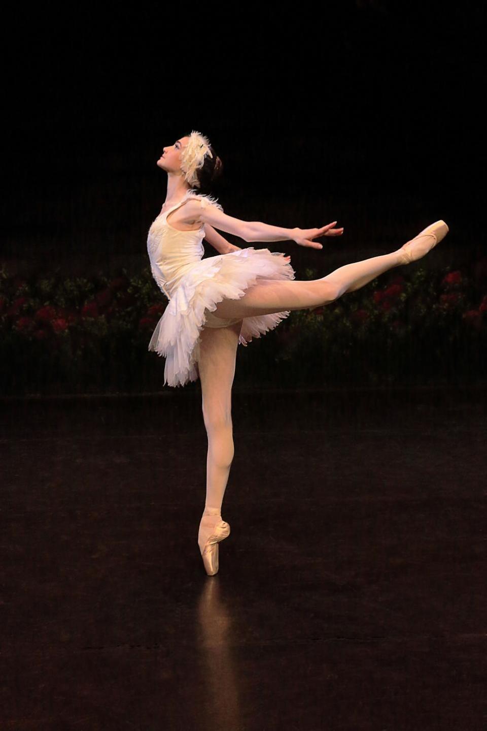 Craven Herald: Ann Wall will play the White Swan in a prestigious production of Swan Lake.