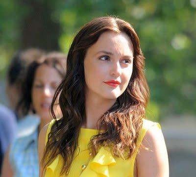 Leighton Meester goes bold on the set of Gossip Girl